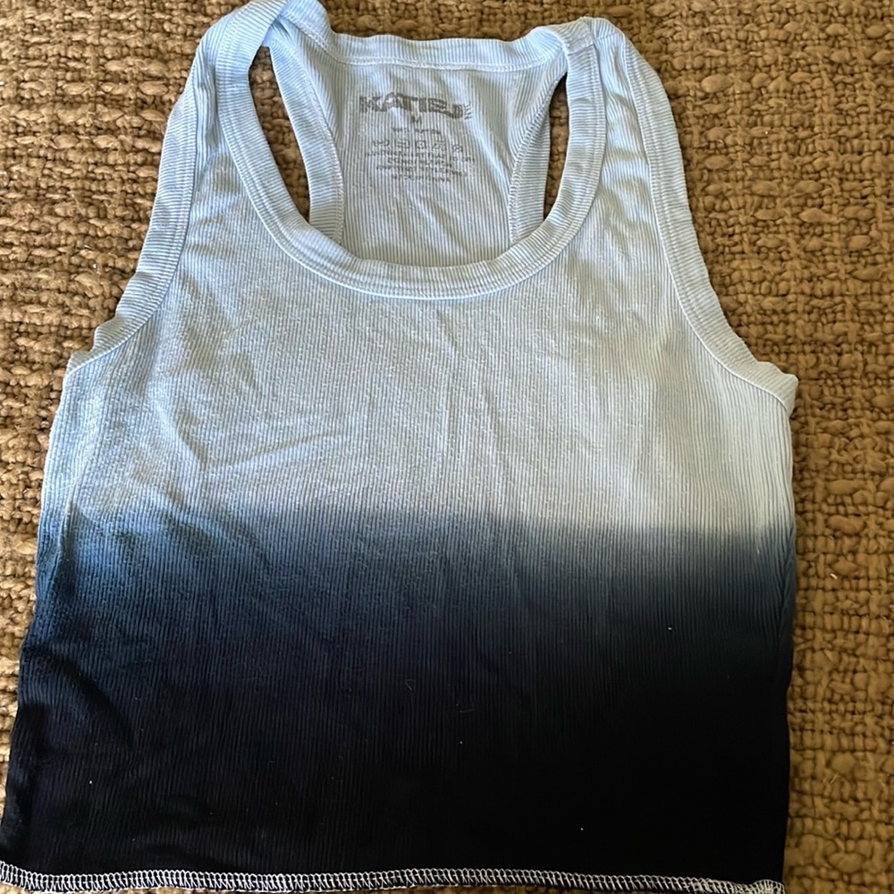 Katiejnyc medium tank. Adorable blue ombré.